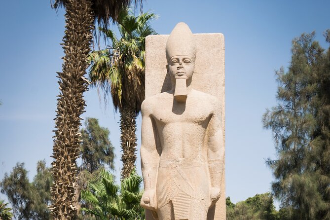 Private Day Tour Giza Pyramids,Sphinx,Saqqara and Memphis - Memphis: a short visit with oversized monuments
