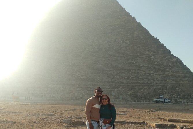 Private Day tour to Giza Pyramids with Camel ride - The panoramic viewpoint is made for photographs