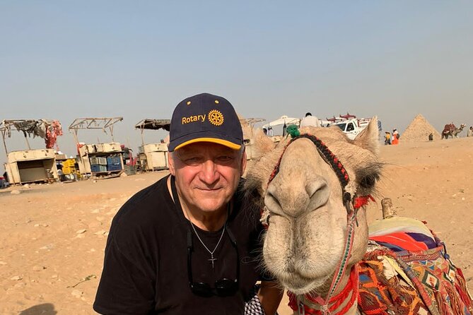 Private Day tour to Giza Pyramids with Camel ride - The Great Sphinx and the guardian story