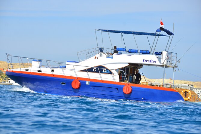 Private Fishing Full Day Boat and Snorkeling Sea Trip -Hurghada - Lunch with the boat still as your dining room