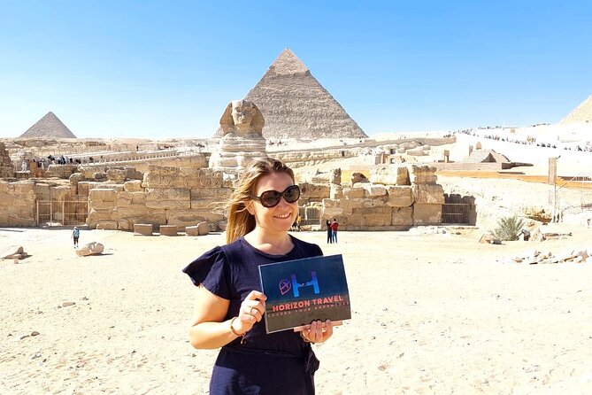 Private Giza Pyramids and Sphinx tour - The Great Sphinx and its human face