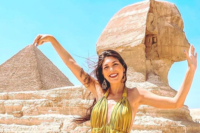private Giza Pyramids,Sphinx and the New Grand Egyptian Museum - Seeing Khafre and entering the pyramid