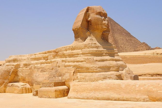 Private Guided Day Tour in Giza Saqqara and the Egyptian Museum Including a Camel Ride from Cairo - Giza’s Three Pyramids and the Sphinx