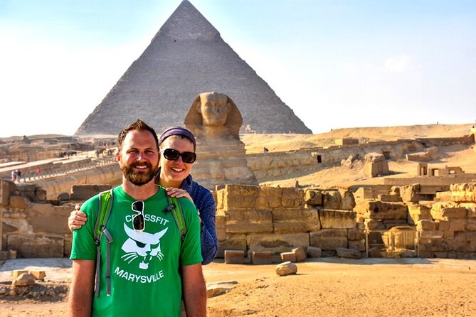 Private Guided Day Tour of Giza and Saqqara with Egyptian Lunch and Camel Ride - A short camel ride with pyramid views