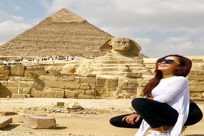 Private Guided Day Tour of Giza and Saqqara with Egyptian Lunch and Camel Ride - Starting at Giza with the three major pyramids