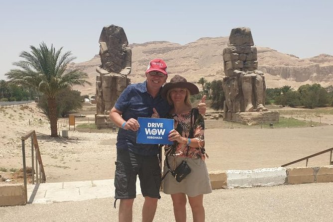 Private Luxor tour from Hurghada (all inclusive) - Hatshepsut Temple below the cliffs