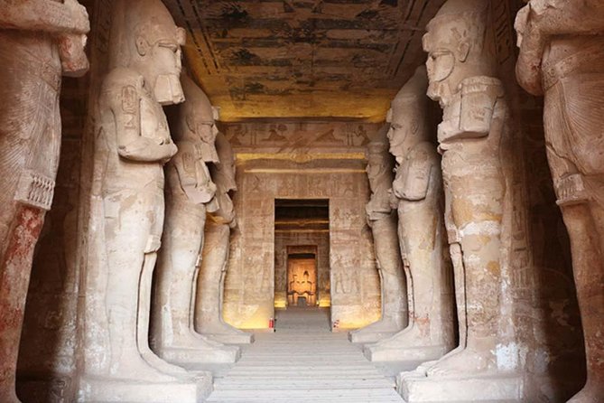 Private Tour: Abu Simbel by Minibus from Aswan - The approach to the Great Temple of Ramses II