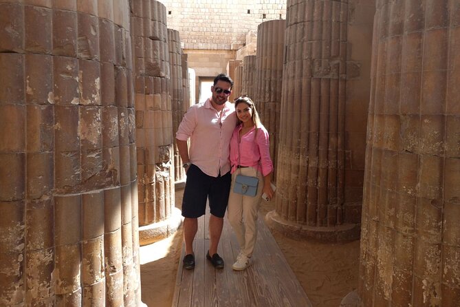 Private Tour Giza Pyramids Sphinx Sakkara and Dahshur - Meeting the Great Sphinx and the Valley Temple