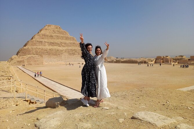 Private Tour Giza Pyramids Sphinx Sakkara and Dahshur - Saqqara’s Step Pyramid and the first great stone complex