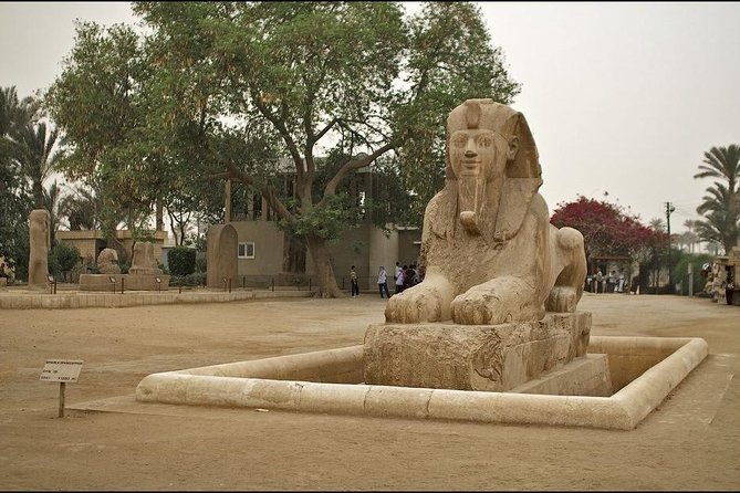 Private Tour: Pyramids of Giza Memphis Saqqara with Lunch - Memphis and the giant statue of Ramses II