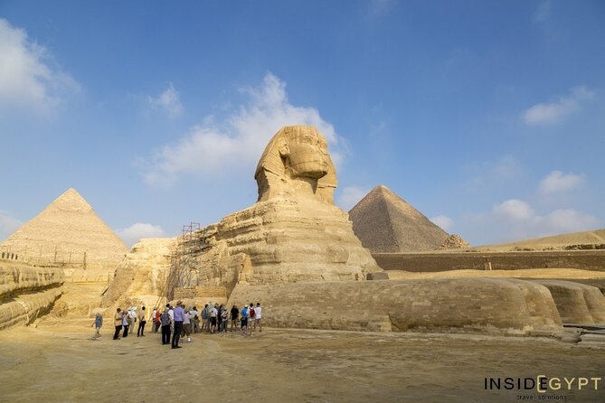 Private Tour to Giza Pyramids Sphinx Memphis and Saqqara - Memphis adds statues to a pyramid-heavy day
