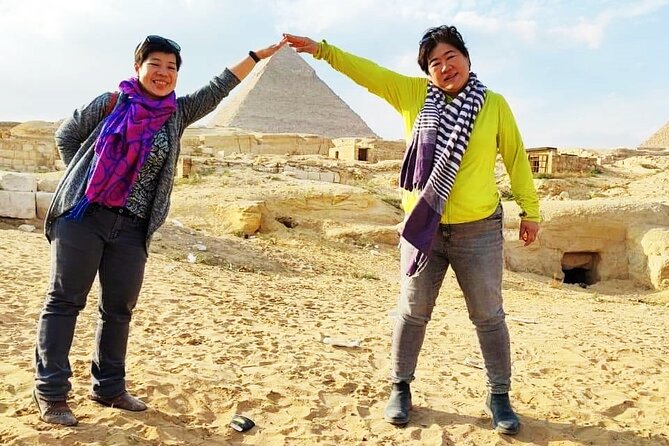 Private tour to Giza, Sakkara, Memphis with Camel and Lunch - Memphis and the fallen Ramses II statue