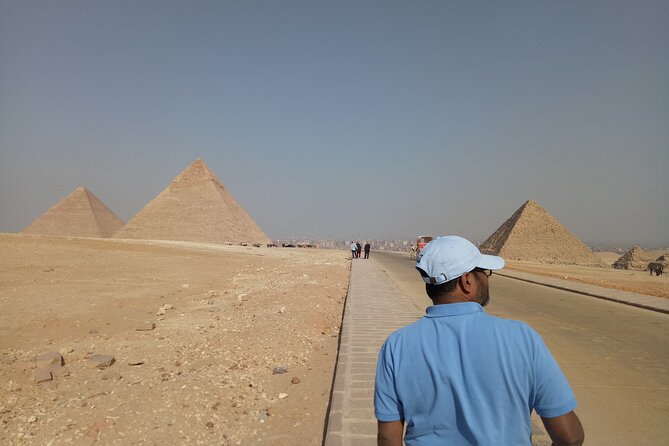 Private Tour to The Great Pyramids, Sphinx and Camel Ride - The panoramic Giza viewpoint