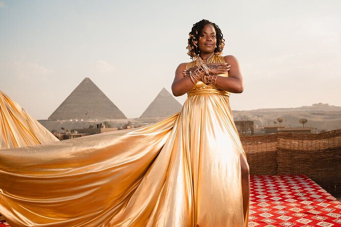 Pyramid Duo Rooftop Capturing Elegance from the Rooftop - Arriving behind the Le Meridien area in Giza