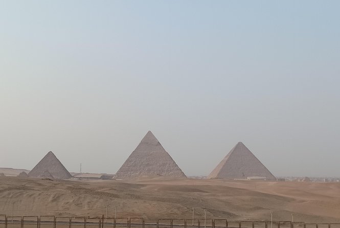 Pyramids camel ride - Sunrise light, cooler air, and the 8:30 start