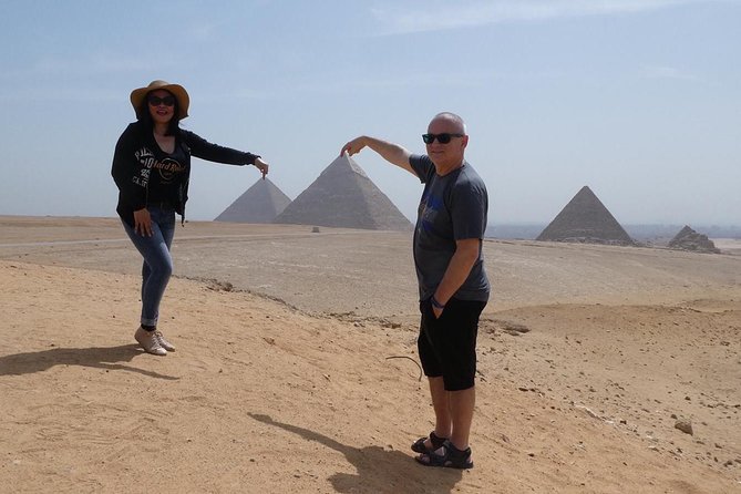 pyramids, Egyptian Museum Layover with Camel & Felucca Ride - A quieter hour on the Nile by felucca