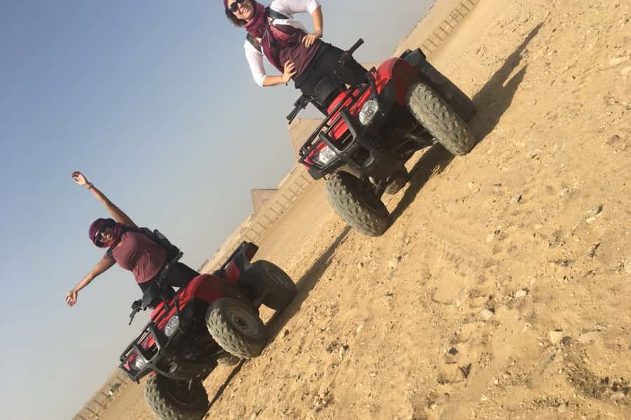 Pyramids of Giza: 1-Hour Quad Bike Desert Safari - Pyramid photos, Sphinx views, and what you actually see