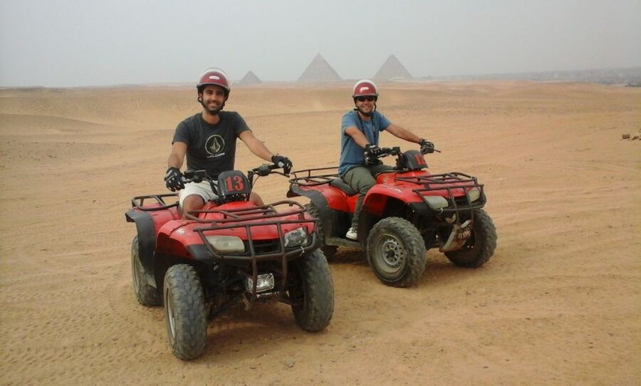 Pyramids of Giza: 1-Hour Quad Bike Desert Safari - Camel rides and optional additions