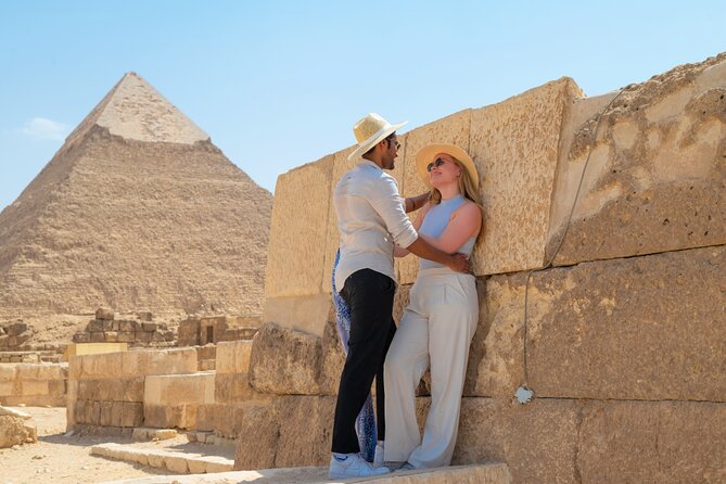 Pyramids of Giza Photoshoot & Tour with Camel, Horse & Shopping - The panoramic viewpoint, camel ride, and horse photos