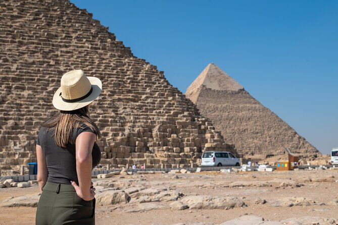 Pyramids of Giza Photoshoot & Tour with Camel, Horse & Shopping - Private transport and the shopping stop