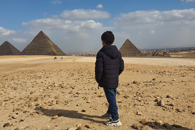 Pyramids of giza ,Sphinx,riding camel and driving a quad bick ATV. - What the $55 price includes