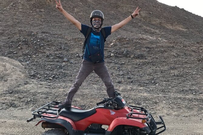 Pyramids of giza ,Sphinx,riding camel and driving a quad bick ATV. - Who will enjoy this tour most
