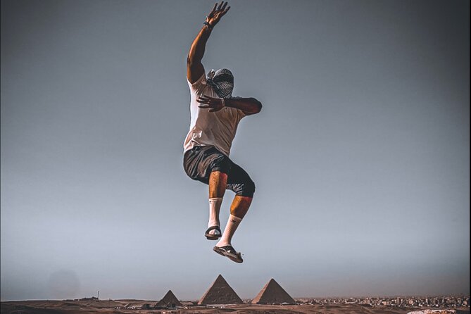 Quad Bike ATV Tours in Desert of Giza Pyramids with Egyptian Tea - Taking a café break with Egyptian tea