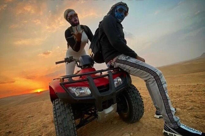 Quad Bike ATV Tours in Desert of Giza Pyramids with Egyptian Tea - The route from town to the open desert