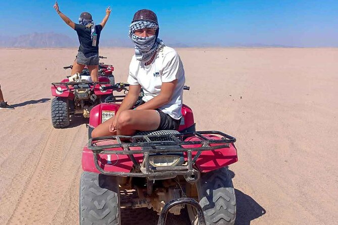 Safari Quad Adventure and Camel Riding in Hurghada - Riding 20 kilometers through the Hurghada desert