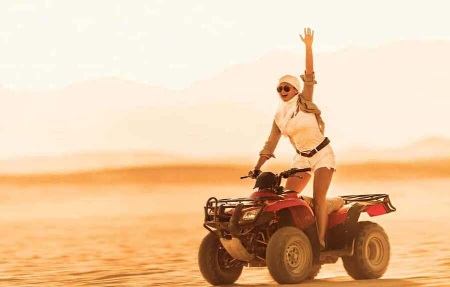 Sharm El Sheikh: ATV Dunes & Waves Adventure with Lunch - From your hotel to the Sinai Desert at 8:00 AM