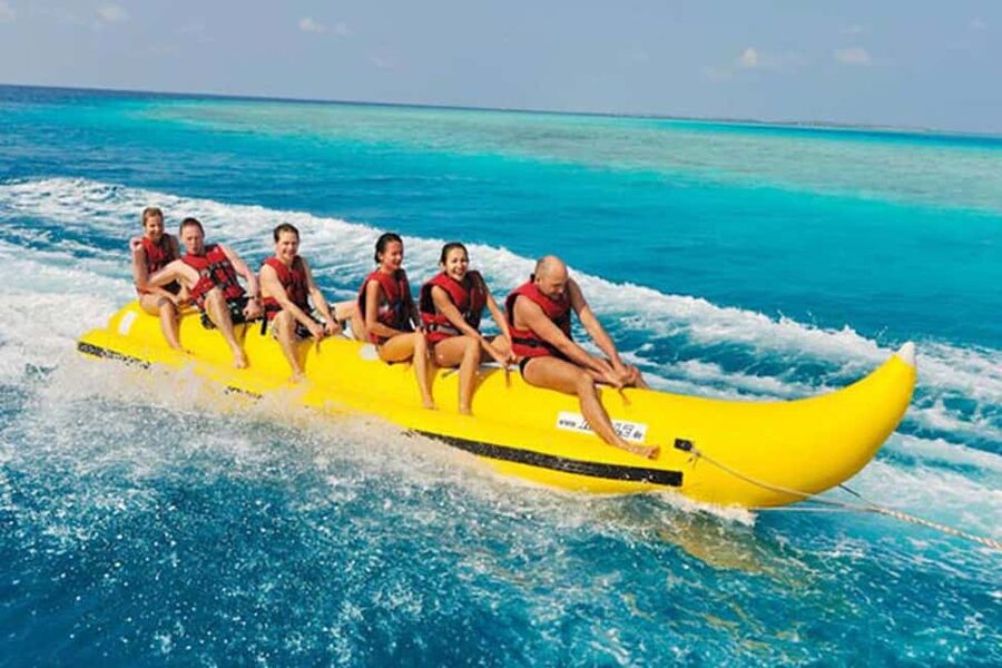 Sharm El Sheikh: ATV Dunes & Waves Adventure with Lunch - Banana boat and tube rides on the waves