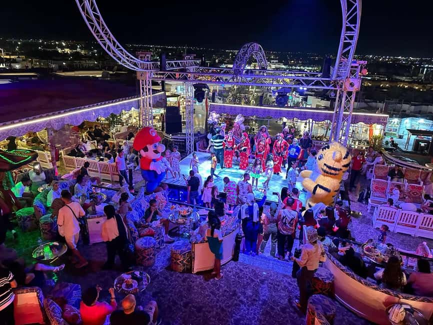 Sharm El-Sheikh: Cafe & restaurant - Farsha or New Panorama - Two very different nights in Sharm El-Sheikh