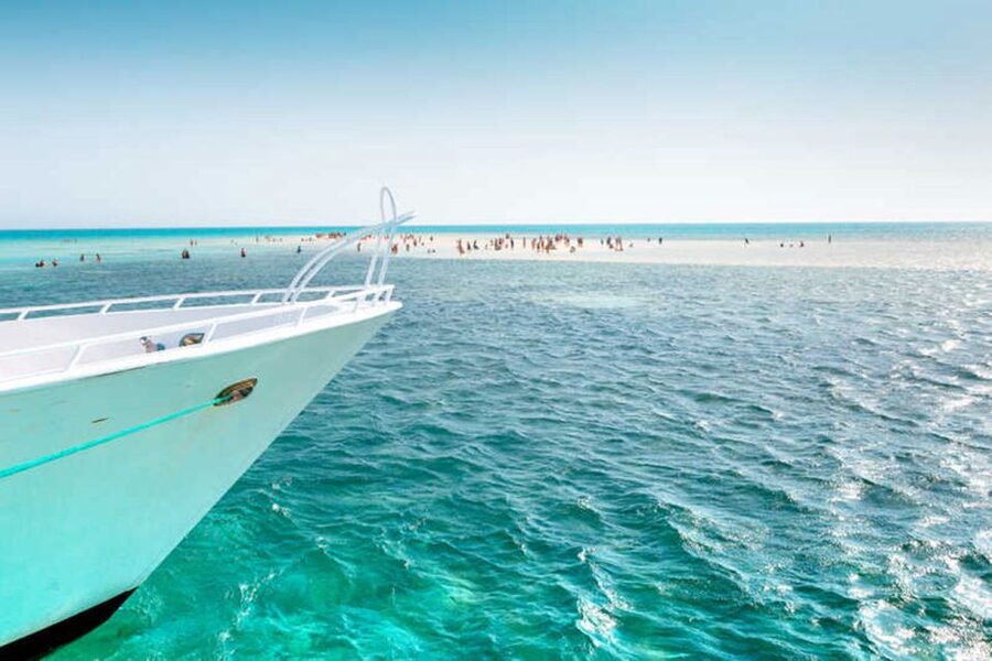 Sharm El-Sheikh: Ras Mohamed & White Island Snorkeling Trip - Barbecue lunch on deck