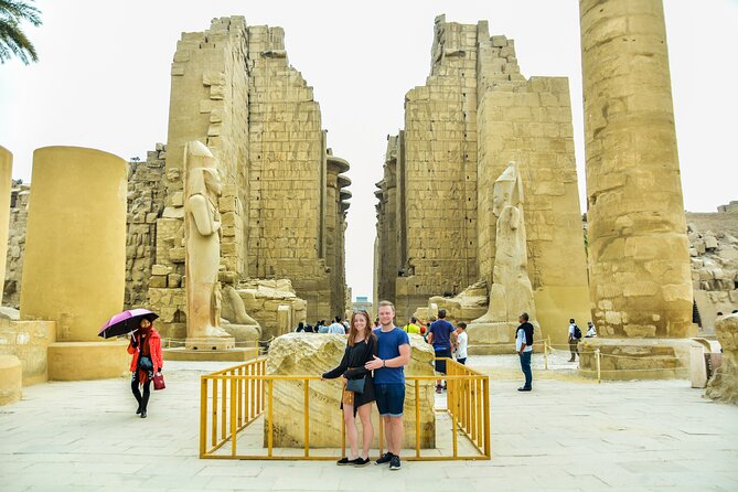 Small group Hurghada to Luxor, Valley of the Kings by Van - Colossi of Memnon: A Brief but Memorable Pause
