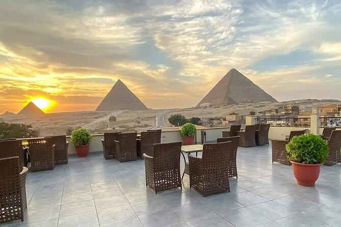 Sound and light show with Dinner with Pyramids view Roof Top Restaurant - What the $40 price buys you