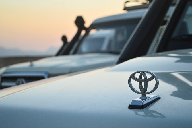 Sunset Safari trip by Jeep - The Jeep ride back to camp