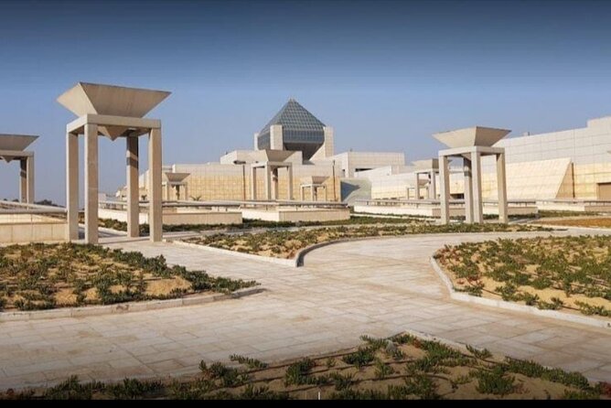 The National Museum of Egyptian Civilization ( NMEC ) , At Old Cairo. - The Royal Mummies Hall on the lower level
