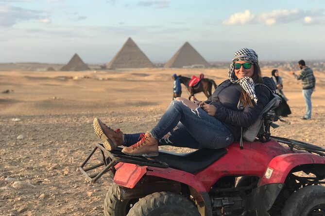 Top Private All Inc-Pyramids,Camel,Quad Bike,Inside Pyramid&Lunch - Lunch with a pyramid view