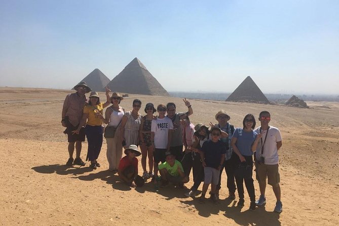 Top rated Giza Pyramids and Sphinx Tour from Cairo Airport - Lunch and the shopping question