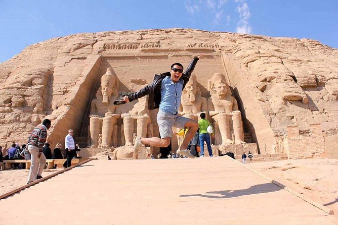 Tour to Abu Simbel Temple with a small group and a Professional tour guide - Entering the Temple of Ramses II