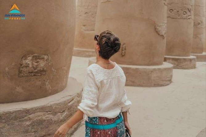 Tour to The East &West Bank of the Nile Visiting Luxor-Karnak-Hatshepsut Temples - A short stop at the Colossi of Memnon