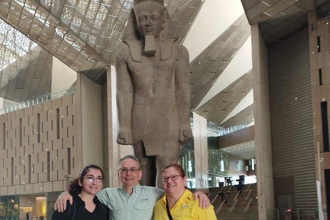 Unique Tour to The Grand Egyptian Museum and 12 main galleries - The Garden and the first look at Egyptian scale