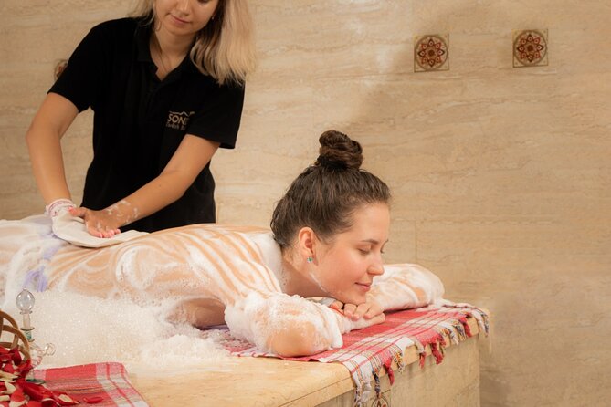 ViP Full Package Cleopatra Hammam & Full Body Massage in Hurghada - Jacuzzi and heated marble stone