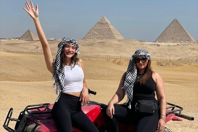 VIP Giza Pyramids,Sphinx,ATV bike,CamelRide,Shopping&DinnerCruise - Key points at a glance
