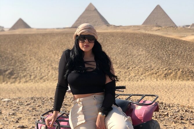 VIP Giza Pyramids,Sphinx,ATV bike,CamelRide,Shopping&DinnerCruise - The Sphinx: close-up views and a short explanation