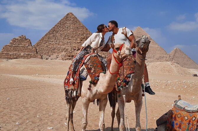 VIP Giza Pyramids, Sphinx, Lunch,Camel Ride & inside 3rd pyramid - The panoramic viewpoint and camel photographs