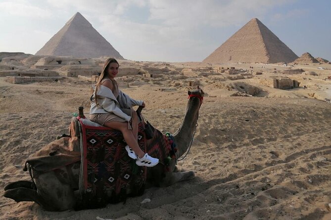 VIP Half Day Tour Giza Pyramids ,Great Sphinx and Cairo Food Tour - What this Giza experience is trying to do