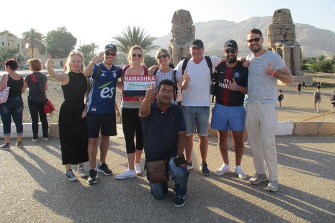 VIP Luxor Day Tour from Hurghada, Small group the top operator - Hatshepsut’s temple beneath the cliffs