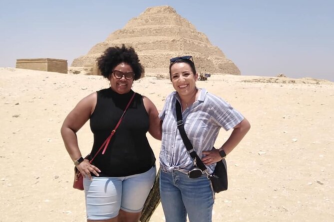 VIP Pyramid Teti , Sakkara Pyramids King Zoser & Memphis old City - The Alabaster Sphinx and the Ramses Statue
