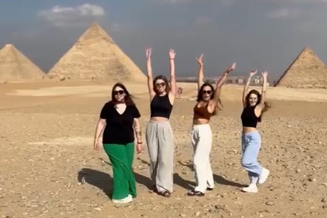 Vip Tour Giza pyramids, sphinx with Camel Ride and Vip lunch - The panorama viewpoint and 30-minute camel ride